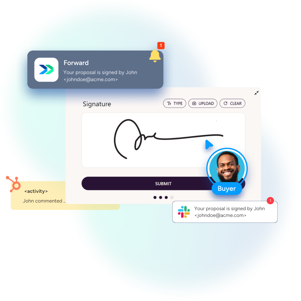 Forward eSign slack integration